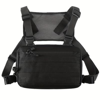 TEMU Outdoor Sports Chest Bag, Multi-functional Practical Convenient Mesh Breathable Chest Bag