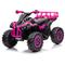 Quad Elettrico per Bambini atv 1.0 12V con Radiocomando-Rosa