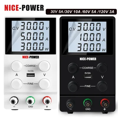 LCD Digits DC Power Supply Variable, 30V 5A Lab Bench Power Supply,30V 10A Adjustable Switching