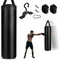 Punching Bag for Adults, 64LBS Filled Hanging Boxing Bag Set with 12OZ Boxing Gloves & 95” Hand