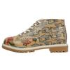 Stiefel DOGO "Shortcut Boots Love Birds Damen Stiefel / Female", Damen, Gr. 37, Normalschaft, bunt (natur), Lederimitat, Schuhe, Vegan