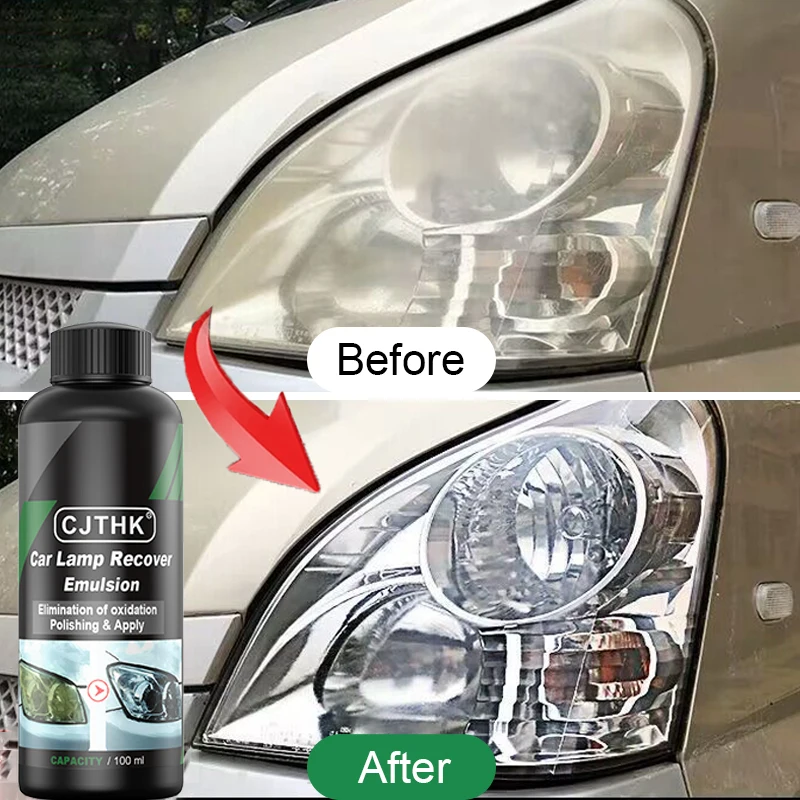 Auto Scheinwerfer Restaurierung Polieren Kits Auto Licht Kratzer Entferner Reparatur Reinigung Paste Scheinwerfer Anti Oxidation Polnischen Flüssigkeit Image