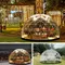 Dome Igloo, 12 * 7.2 ft Dome Tents with PVCTransparent Cover, Weatherproof Greenhouse Garden Bubble