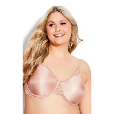 Plus Size Women's Minimizer Underwire Bra by Avenue Body in Natural (Size 34 DD)