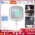 Tuya WIFI Rilevatore di gas combustibile Allarme gas Sensore di rilevamento gas digitale Tester di perdite di gas Allarme sonoro Rilevatore intelligente della qualità dell'aria