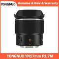 YONGNUO YN17mm F1.7M Obiettivo Prime standard con messa a fuoco automatica, micro quattro terzi senza specchio, compatibile con le fotocamere Olympus e Panasonic