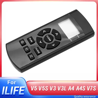 Ersatz fernbedienung schwarz kompatibel mit ilife v5 v5s v3 v3l a4 a4s v7s Serie Staubsauger teile Image