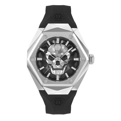 Philipp Plein The $kull Spikes Schwarz Herren Armbanduhr PWPWA0124