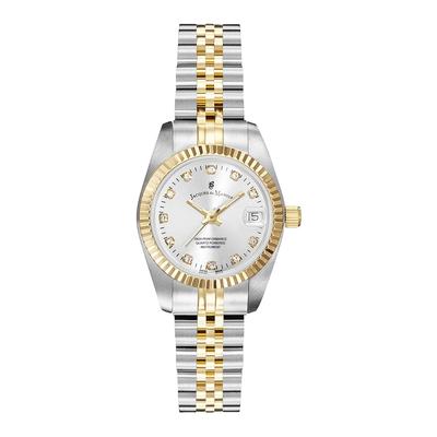 Jacques du Manoir Damenuhr Inspiration Gold und silber - edelstahl Gold, Silber Weiss Damen Image