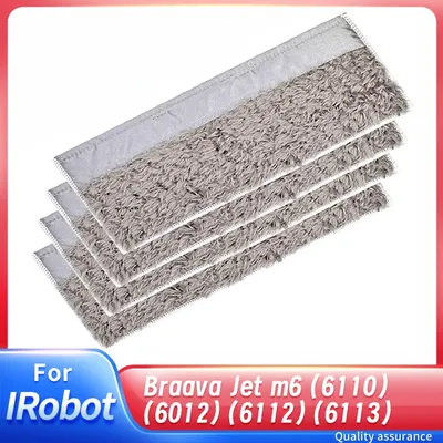 Trockenpads Wischpads kompatibel mit iRobot Braava Jet M6 (6110) (6012) (6112) (6113) – waschbar und Image