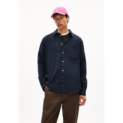 DAANIL - Männer Relaxed Fit Hemd - blau (Größe: S) Image