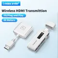 Lemorele Wireless HDMI Video Trasmettitore e Ricevitore Extender Kit Display Adattatore Dongle per TV Monitor Proiettore Interruttore PC