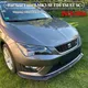 3 pz Paraurti Anteriore Splitter Lip Diffusore Body Kit Per Seat Leon 3 MK3 5F TDI TSI ST SC 2012-2016 Tuning ABS Spoiler Accessori