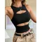 Women's Summer Hollow Out Tank Top,crop Top Girls Women,Women Clothing,tops For Women,Tanks & Camis,2000s clothes y2k,tops y2k
