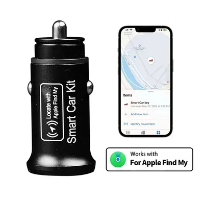 Mini GPS Car Charge Fast Charging Type C QC3.0 With iPhone GPS Locator tracker Find My Apple