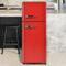 Frigo retrò. Combinazione frigo-congelatore, altezza 105,5 cm, larghezza 41 cm, due porte, volume