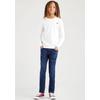 Skinny-fit-Jeans LEVI'S KIDS "LVB-510 SKINNY FIT JEANS", Jungen, Gr. 10/140, N-Gr, blau (machu picchu), Denim/Jeans, Obermaterial: 80% Baumwolle, 19% Polyester, 1% Elasthan, casual, skinny fit, Jeans, for BOYS