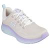 Sneaker SKECHERS "VAPOR FOAM-SUMMER JOURNEY", Damen, Gr. 40, weiß (sanftes weiß, violett), Textil, kontrastfarbene Details, sportlich, Schuhe, Laufschuh, Freizeitschuh mit komfortabler Vapor Foam
