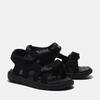 Sandale TIMBERLAND "Perkins Row 2 STRAP SANDAL", Gr. 23 (6,5), schwarz (schwarz, schwarz), Synthetik, sportlich, Schuhe, mit Klettverschluss