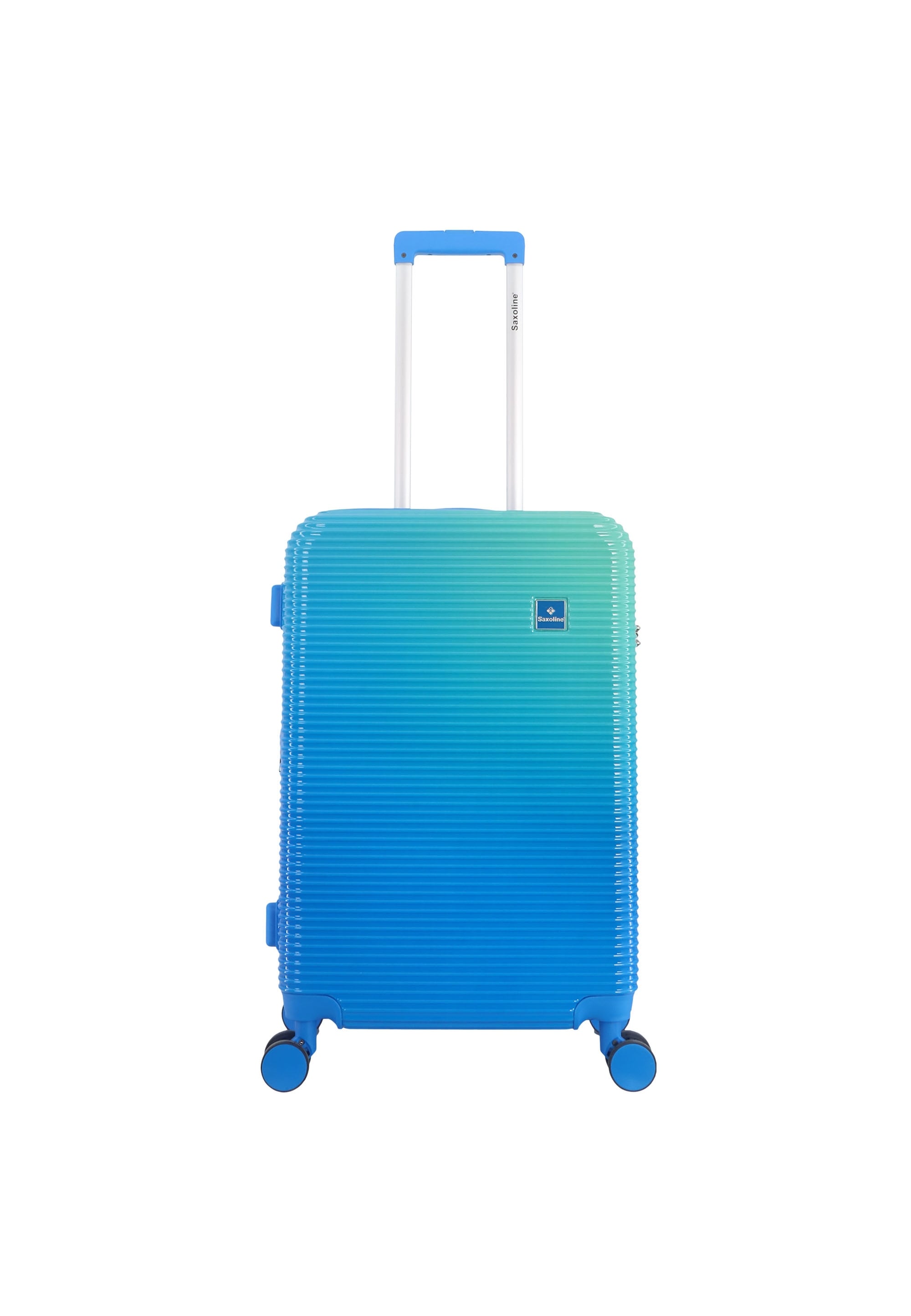 Koffer SAXOLINE "Twist", Gr. B/H/T: 46 x 67 x 27, blau, modisch, Koffer, aus ABS/PC-Material Image