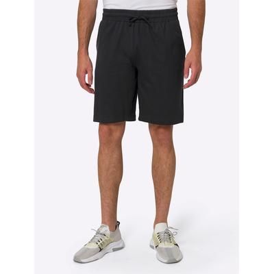 Bermudas CLASSIC, Herren, Gr. 52/54, Normalgrößen, schwarz (schwarz, grau), 100% Baumwolle, gemustert, mehrfarbig, kurz, Hosen Image