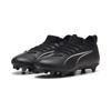 Fußballschuh PUMA "ULTRA 5 MATCH FG/AG Fußballschuhe Jugendliche", Kinder, Gr. 32, schwarz-weiß (schwarz, weiß), Obermaterial: Synthetik, Textil; Futter: Synthetik, Textil; Innensohle: Textil; Laufsohle: Synthetik, Schuhe