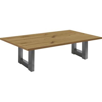 Couchtisch MÄUSBACHER "TOPSELLER", grau (graphit, asteiche, graphit, asteiche), B:140cm H:47cm T:70cm, Tische, Couchtisch Eckige Couchtische Holz-Couchtische, Tisch, U-Gestell Image