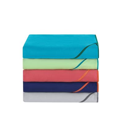 Handtuch DYCKHOFF Gr. 2, blau (topas), B:80cm L:180cm, 90% Polyester, 10% Polyamid, Handtücher (Packung) Image