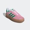 Sneaker ADIDAS ORIGINALS "GAZELLE BOLD", Gr. 42, rosa (true pink, grün, cloud weiß), Leder, Synthetik, sportlich, Schuhe