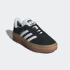 Sneaker ADIDAS ORIGINALS "GAZELLE BOLD", Gr. 40,5, schwarz-weiß (core schwarz, cloud weiß, cloud weiß), Leder, Synthetik, sportlich, Schuhe, Topseller