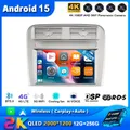 9 POLLICI Android 15 Per FIAT GRAND PUNTO/2007-2014 Autoradio Lettore Video Multimediale Navigazione GPS Auto Carplay QLED Touch Screen