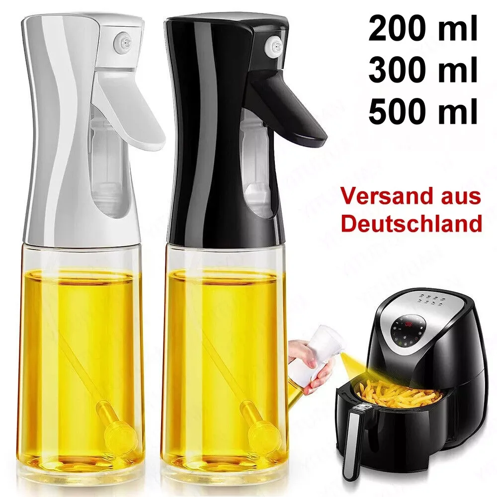 Ölspray zum Kochen – Olivenölspender, Flaschensprüher, Nebel, wiederverwendbar, lebensmittelecht, Ölessig, Sprühflasche, Küchenzubehör Image