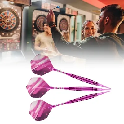 Dart-Set mit weicher Spitze, PET-Flug-Aluminium-Dartschäfte, Messingfässer, Kunststoffspitze mit Aufbewahrungsbox für professionelle Anfänger Image