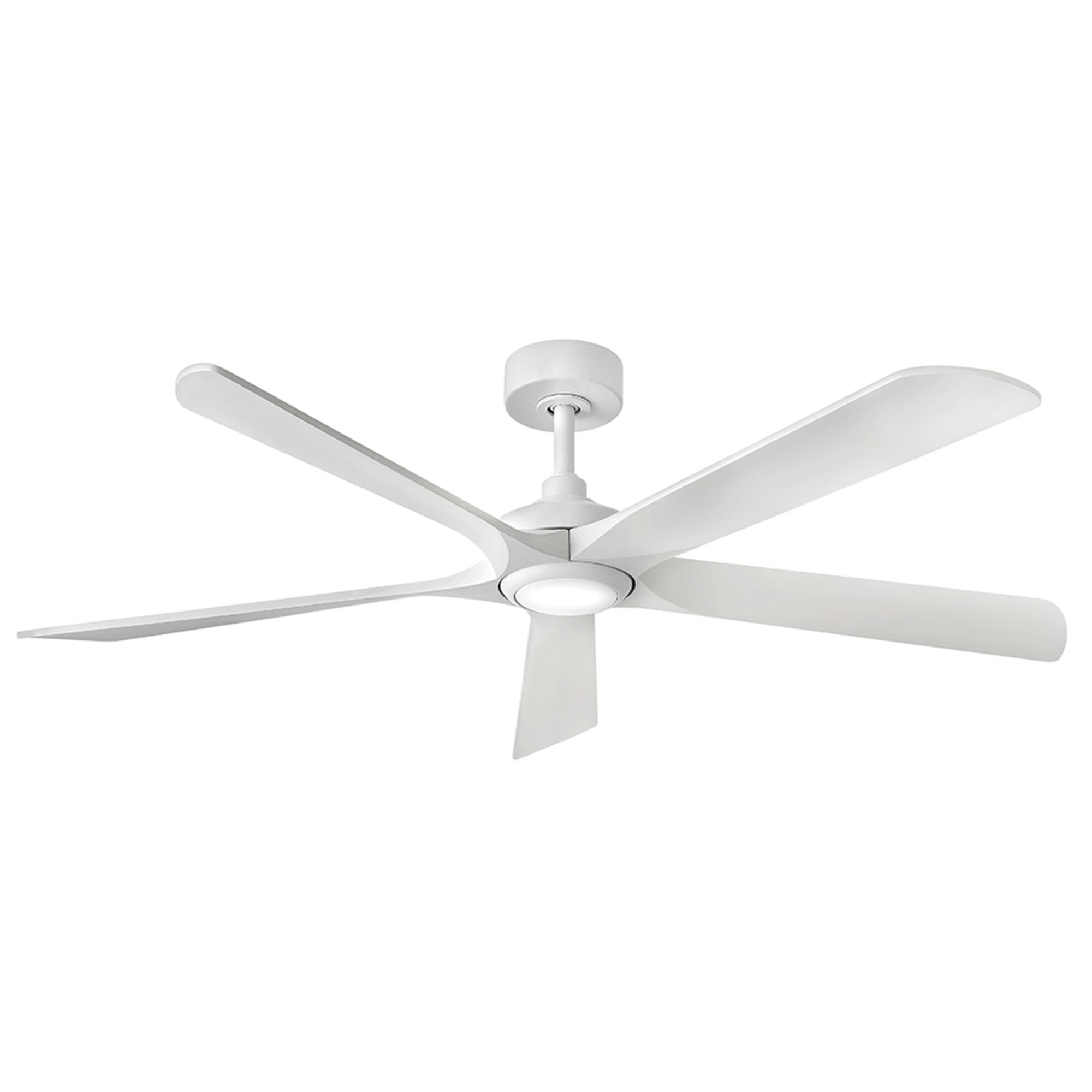 Hinkley Lighting Layton 58 Inch Ceiling Fan with Light Kit - 907358FMW-LDD