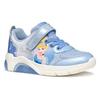 Sneaker GEOX "J FADINLIGHT GIRL Blinkschuh", Kinder, Gr. 33, blau, Textil, Synthetik, modisch, Schuhe, Disney Sneaker, Klettschuh mit Glitzer und Cinderella Motiv, Blinki