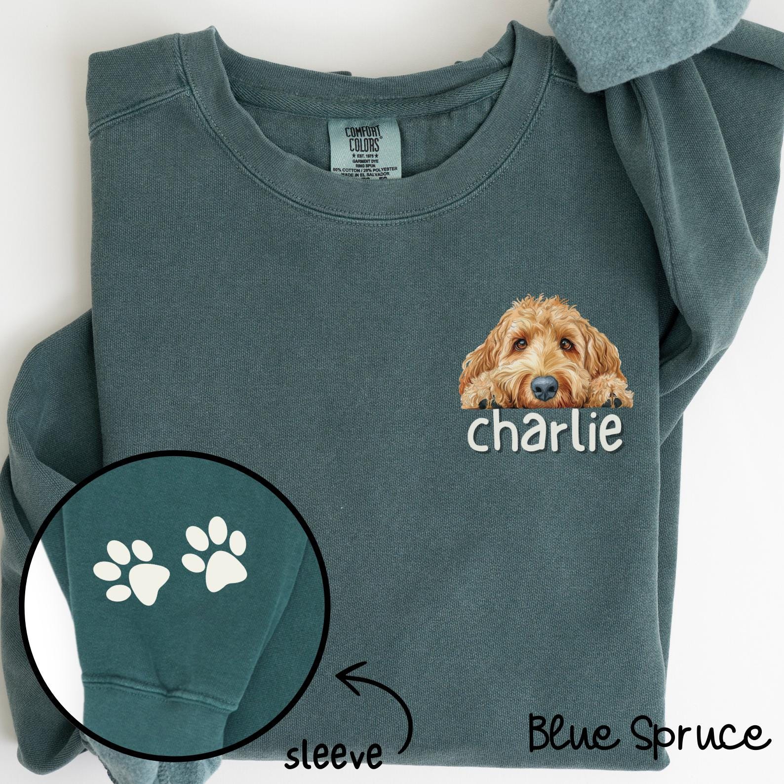 Felpa personalizzata Goldendoodle, regali personalizzati Golden Doodle, felpa Doodle Mom, Doodle Dog Mom, Doodle Dad, girocollo Dog Mom, C308