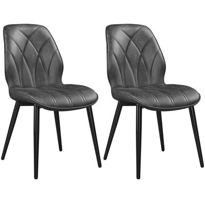 TEMU Costoffs 2pcs Set Dining Chairs Kitchen Chairs Upholstered Chair With Metal Legs Living Room Chair Image