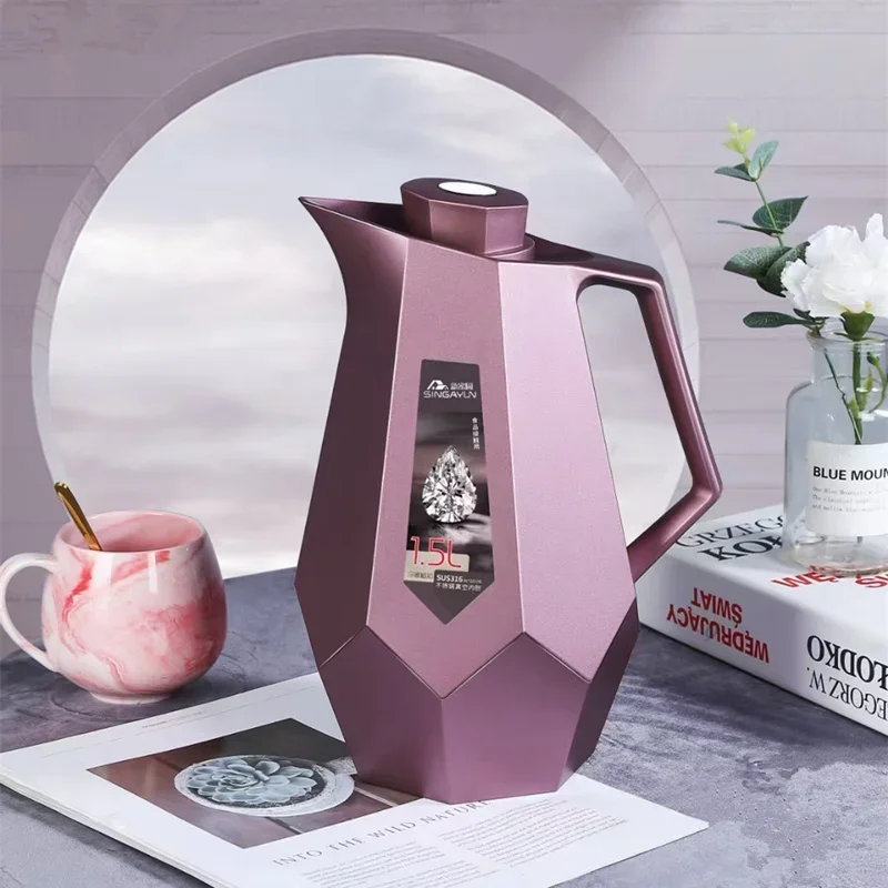 Nordic Wind Haushalt Isolierung Topf 316 Edelstahl Vakuum Innen Liner Europäischen Wärmflasche Warme Topf Image