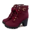 Herbst Winter Neue Frau Stiefel Frauen Schuhe Damen Dickes Fell Ankle Boot Frauen High Heel Plattform Gummi Schuhe Schnee Boote schuhe