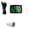 Tigrezy - Auto-HUD-Headup-Display km/h, digitaler GPS-Tachometer mit LED-Anzeige mit großen