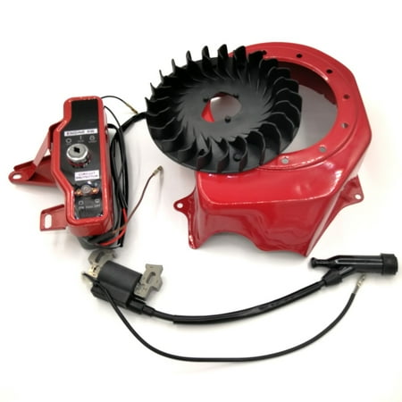 Start Switch Cooling Fan & Cover Ignition Coil Kit For HONDA GX160 GX200 168F 2-3KW Engine Water Pump Generator