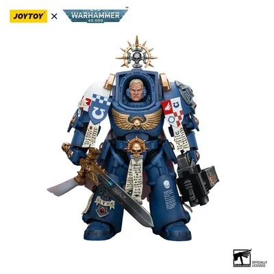 JOYTOY Warhammer 40k 1/18 Action Figures Anime 14.3cm Ultramarines Terminator Captain Severus