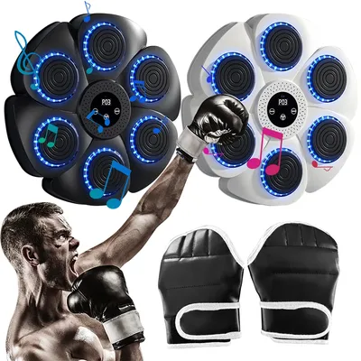 Music Boxing Machine Boxing Reaction Wall Target Wall Mounted Smart Bluetooth-Compatible Boxing