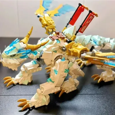 Creator Expert Ninja Zane's Ice Dragon Creature moc games ideas building block model toys gifts