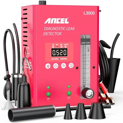 ANCEL L3000 Car Smoke Leak Detector With Air Pump 12V EVAP Diagnostic Tool Vacuum Tester Fuel Pipe