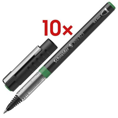 Schneider 10x Einweg-Tintenroller »Xtra 823« grün Image