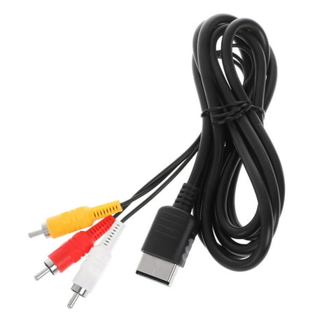 1.8M/6FT Full Pin Composite RCA AV Cord Stereo Composite Audio Video TV Adapter Cable For Sega Dreamcast for DC AV Cable