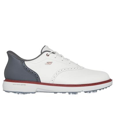 Skechers Men's Slip-ins: GO GOLF Prestige Shoes | Size 8.5 | Natural/Gray | Leather/Synthetic/Textile | Arch Fit