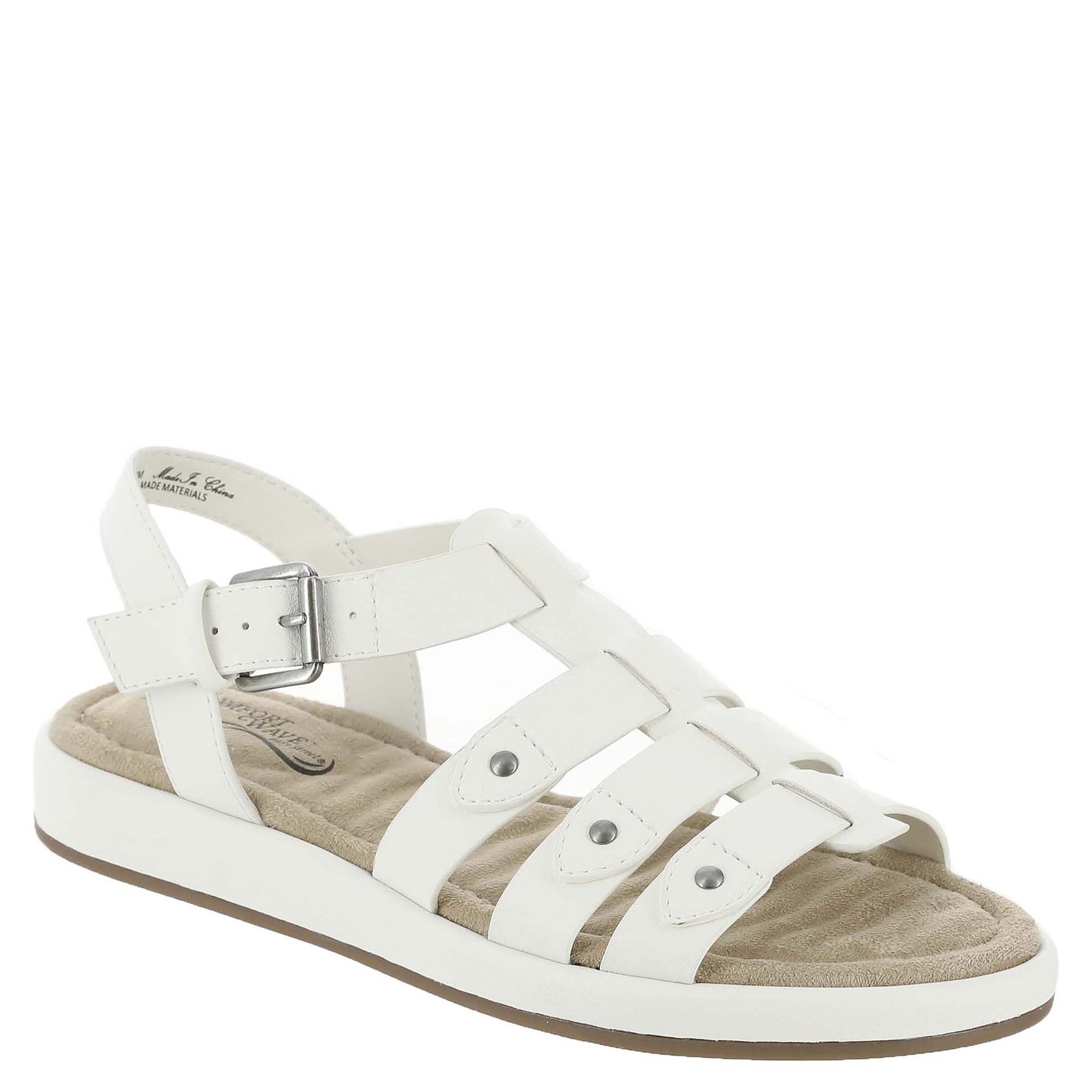 Easy Street Chirp - Womens 6.5 White Sandal N