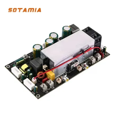 SOTAMIA 2000W IRS2092 Power Amplifier Class D HIFI Amplifier Dual Channel Amp 2x1000W BTL